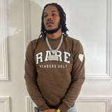 "Bark Members Only" Collegiate Rare Crew Pullover