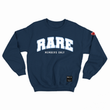 "Navy Diamond Members Only" Collegiate Rare Crew Pullover